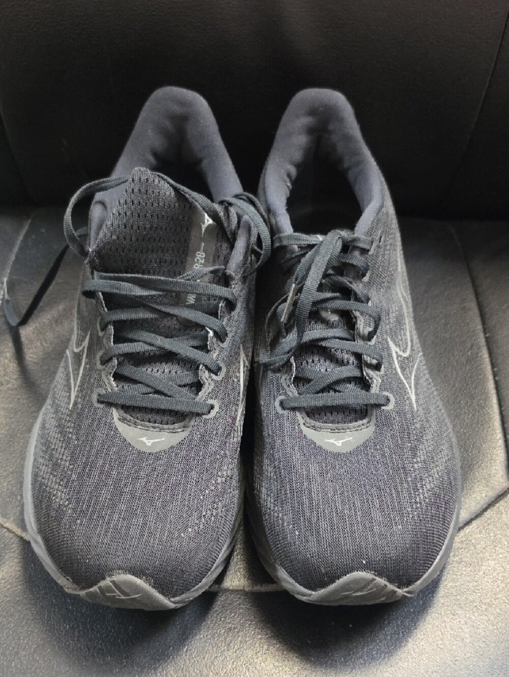 Mizuno Wave Rider 28 Black Athletic Running Shoes - Picture 5 of 6